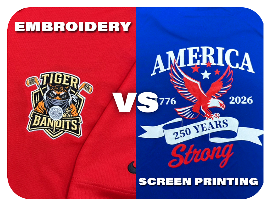 Embroidery vs Screen Printing: Which Is Right for Your Business?
